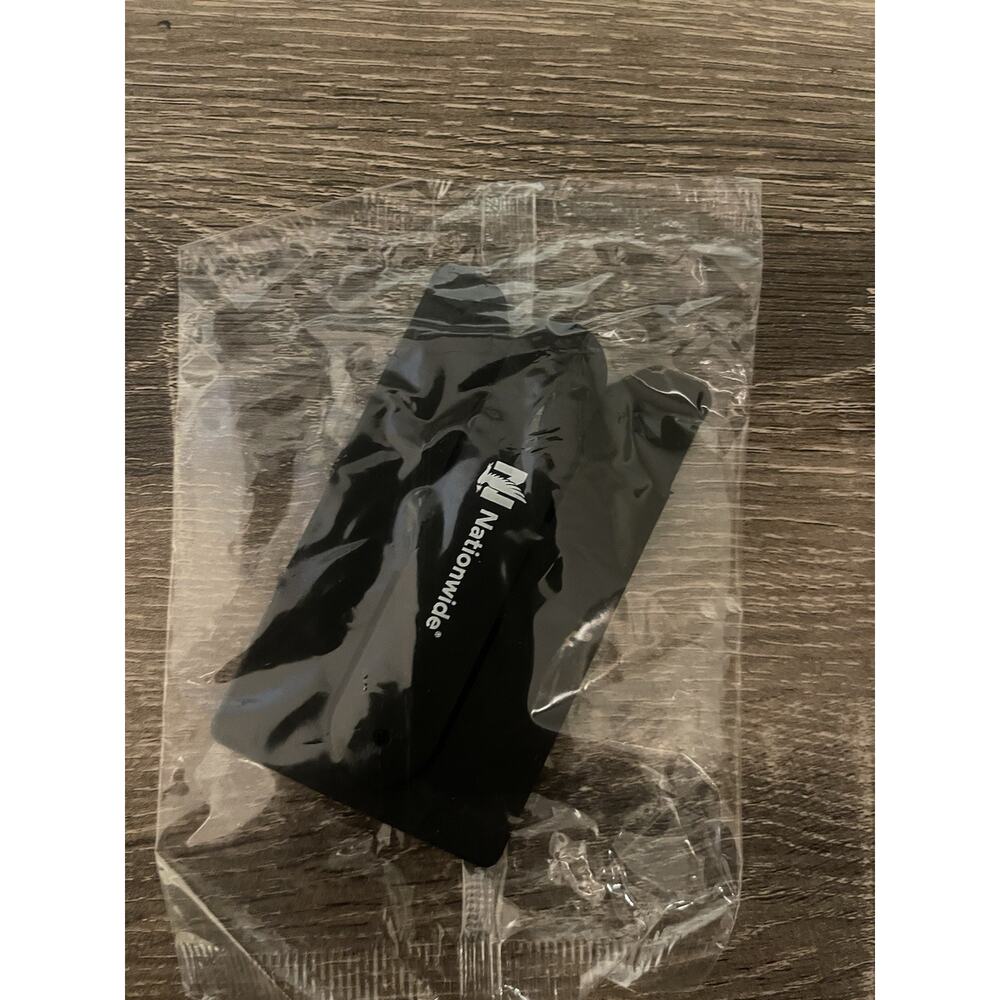 Nationwide Insurance Black 3M Adhesive Phone Wallet Card Holder Silicone